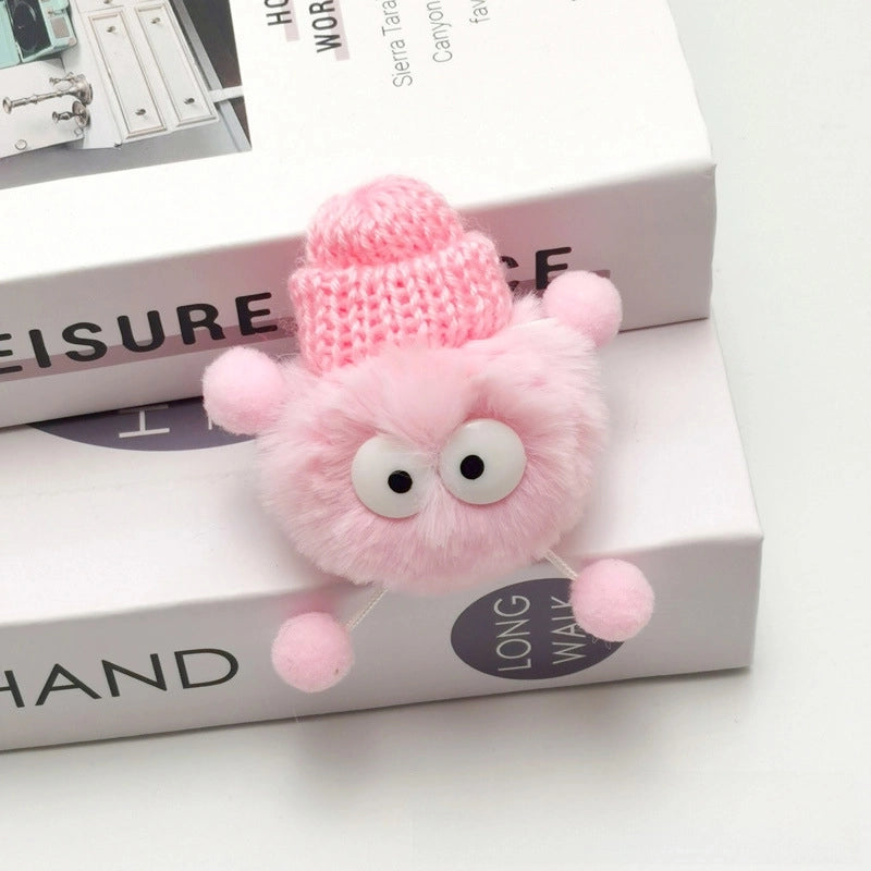 Shoelace Doll Plush DIY Accessories Briquette Shoe Flower Shoe Strap Buckle Decoration Little Doll Black Briquette Elf Shoe Buckle