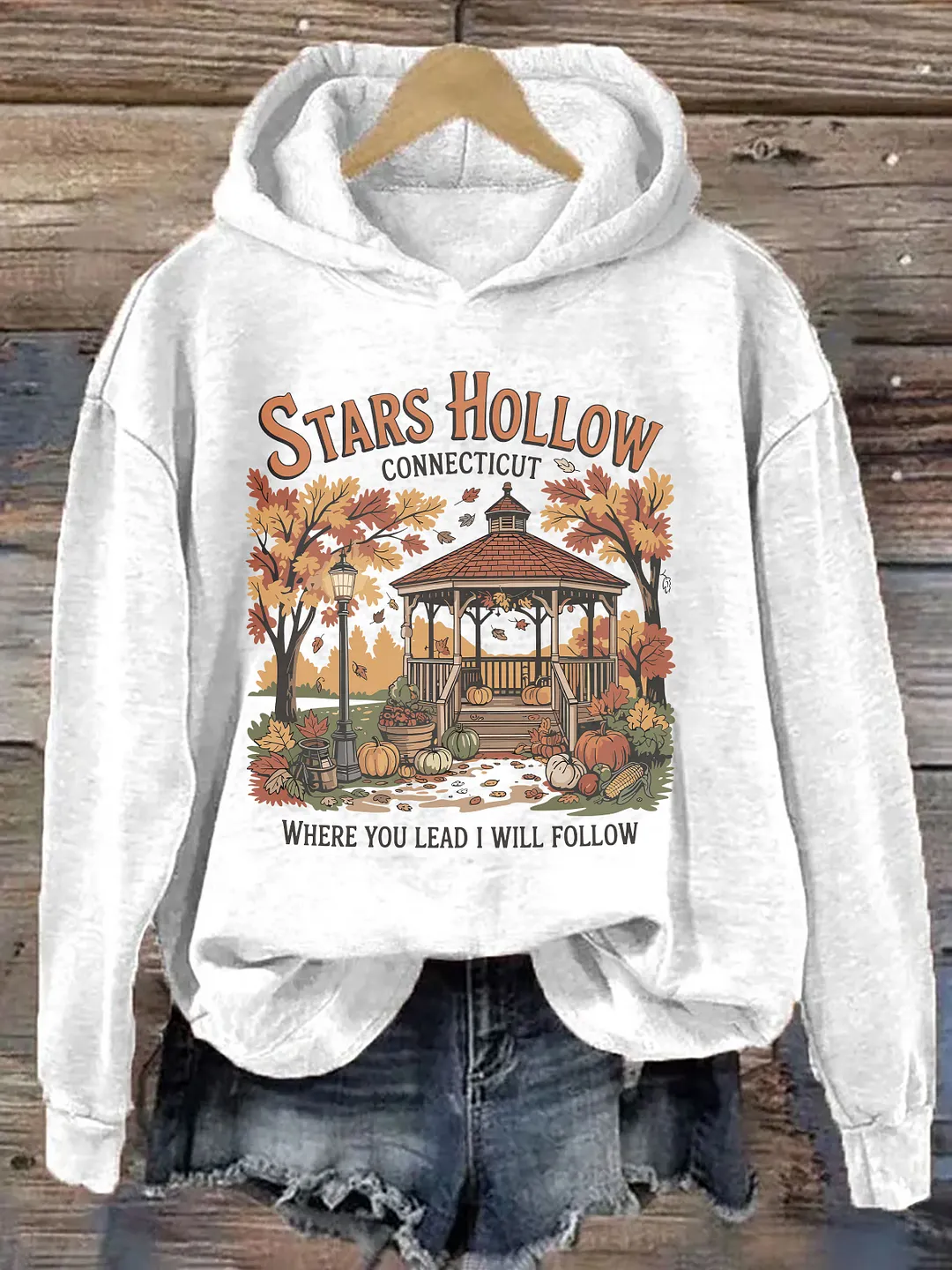 Stars Hollow Where You Lead I Will Follow Hoodie