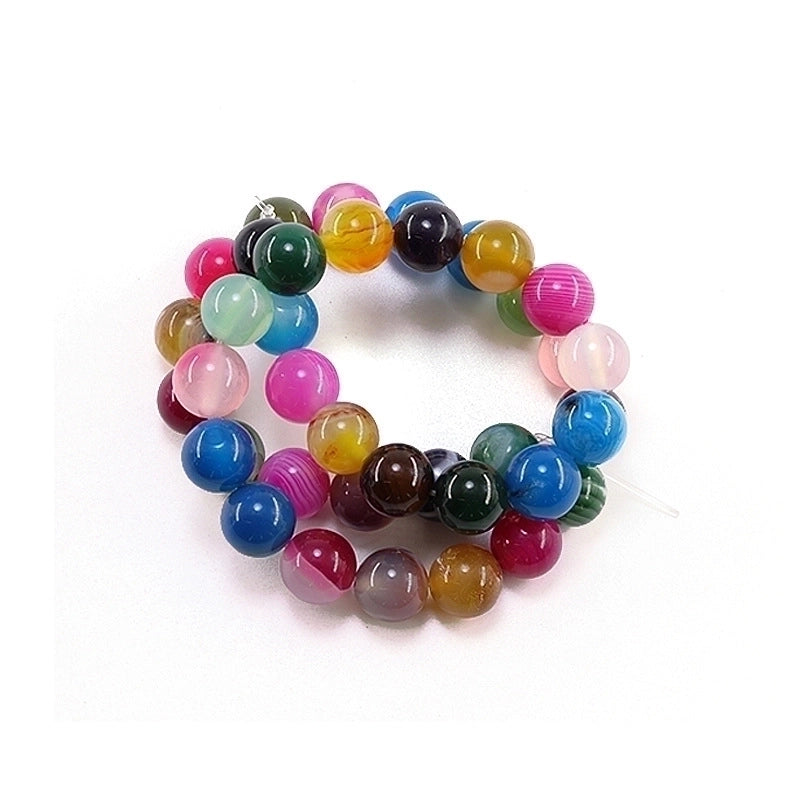 1 Set Agate Color Block