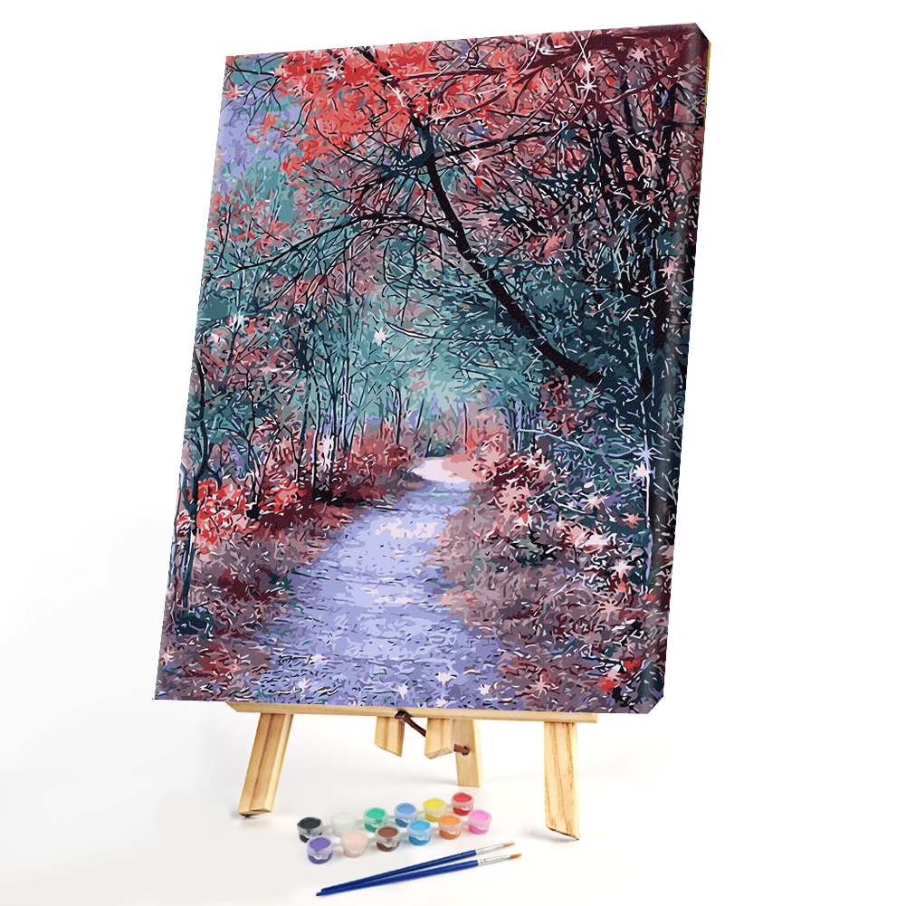

40*50CM - Paint By Numbers - Village Street, 501 Original