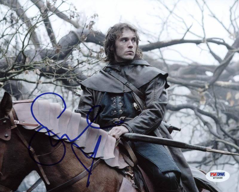 Sam Claflin Snow White & The Huntsman Signed Authentic 8X10 Photo Poster painting PSA #W79588