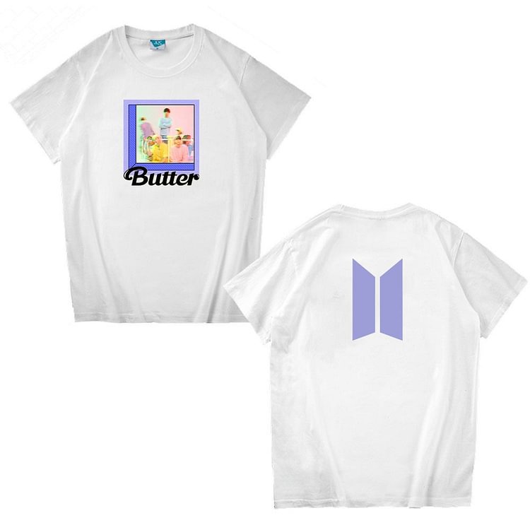방탄소년단 Butter Photo Summer T-shirt