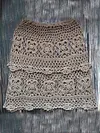 Hollow Crochet Beach Skirt Bottom