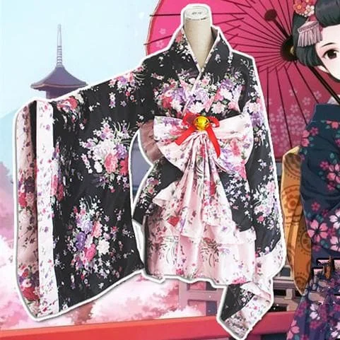 Lolita Sakura Blossom Maid Kimono SP1710547