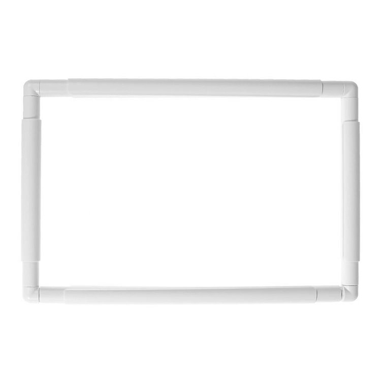 Square Shape Embroidery Frame Craft Cross Stitch Needlework Sewing Hoop(D)