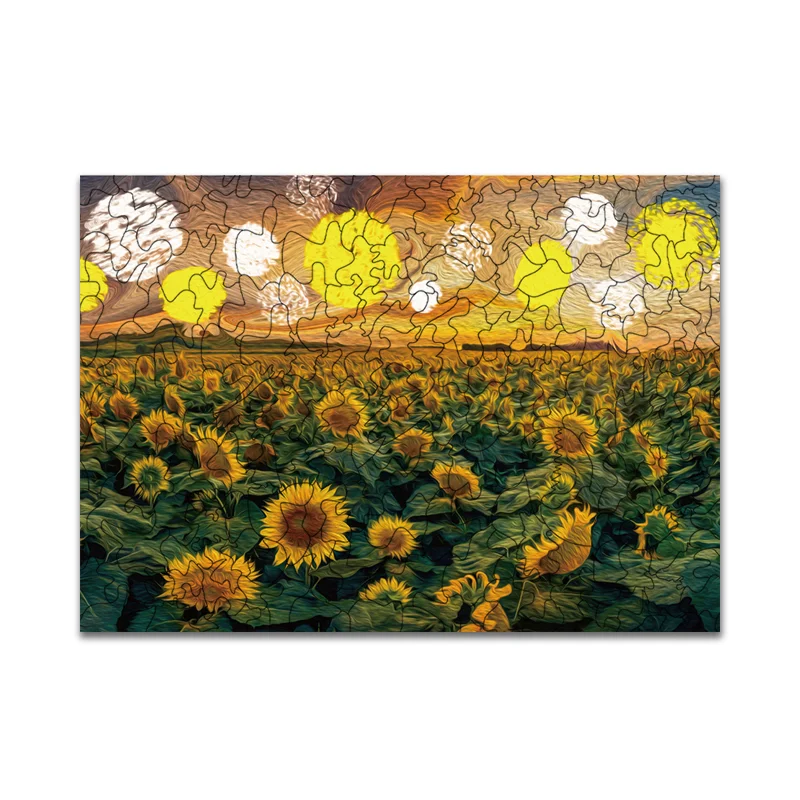 Jeffpuzzle™-JEFFPUZZLE™ Sunflower Garden Puzzle