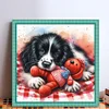 Dog And Bear-11CT Stamped/Counted Cross Stitch 40*40cm/15.75*15.75in tapestrymarket