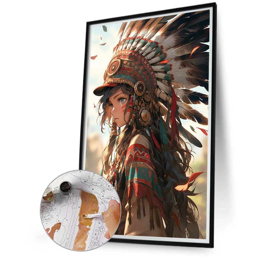 DIY Paint By Number 40*60cm - Beauty