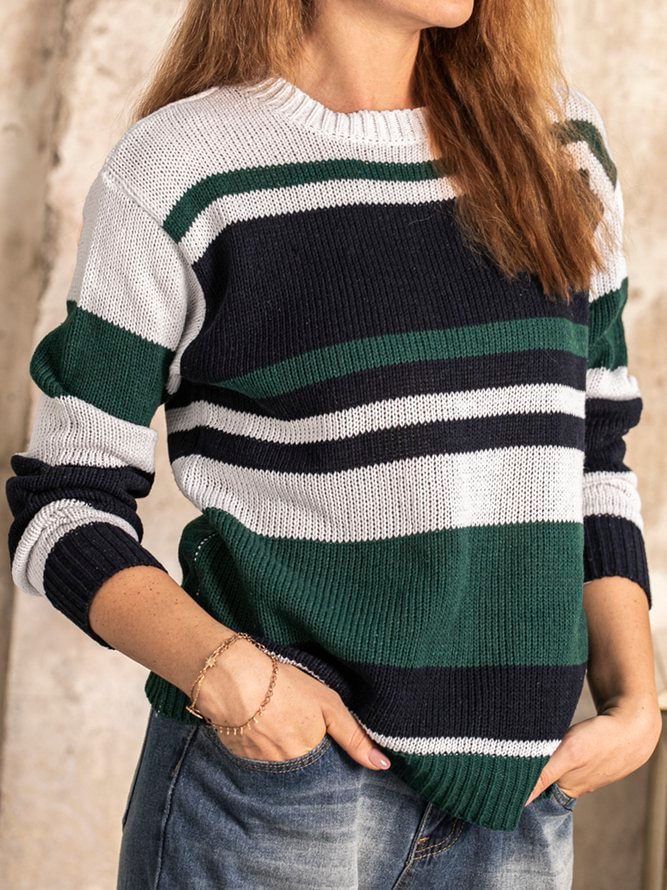 Green Knitted Sweater