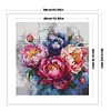 Peony-11CT Stamped Cross Stitch 56*56cm/22.05*22.05in tapestrymarket