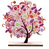 Diamond Painting Wooden Pink Tree Of Life Desktop Ornament Decor