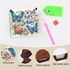 Butterfly Diamond Painting Notecard Box Gem Art Sticky Note Holder for DIY Art