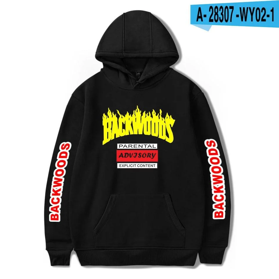 BACKWOODS Hoodie Women Men Harajuku Sweatshirt Fashion Streetwear Hip Hop Pullover Hooded Jacket Casual Sportswear