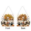2Pcs citrouille voiture - 5d bricolage artisanat pendentif