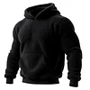 Casual, Loose-fitting, Comfortable Double-sided Fleece Hooded Sweatshirt by Inlyline