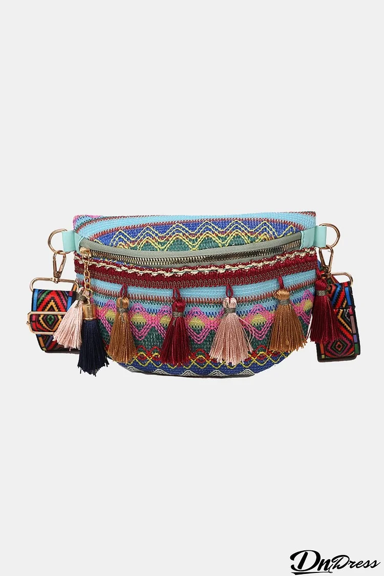 Bohemian Sling Bag with Tassels