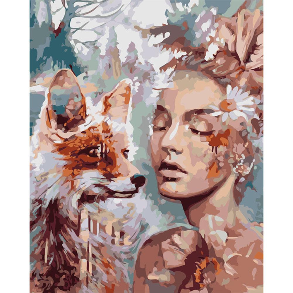 

40x50cm - Paint By Numbers Beauty Fox, 501 Original
