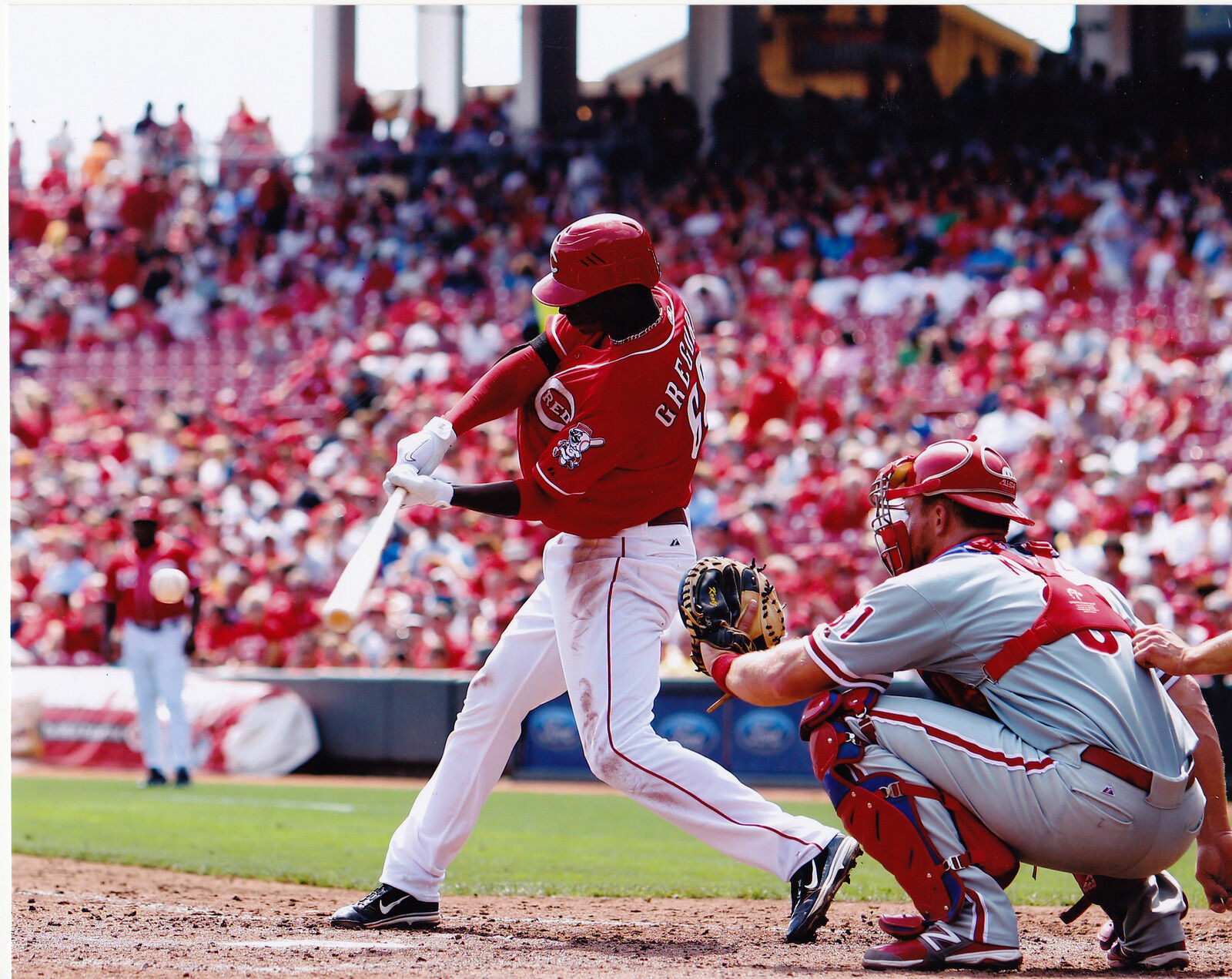 DIDI GREGOROUS CINCINNATI REDS COLOR ACTION 8x10