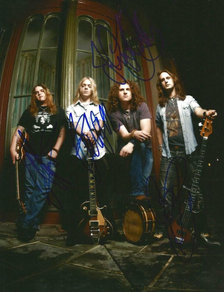 Black Stone Cherry AUTHENTIC HARD ROCK autographs, In-Person signed Photo Poster painting