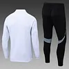 Joyfball 2025/2026 Real Madrid Long Zipped Jacket White Football Jersey 1:1 Thai Quality 