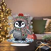 Acryl Winter Pinguin doppelseitig - 5d DIY Handwerk Ornament