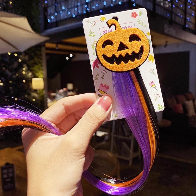 Halloween Casual Cool Style Unisex Pumpkin Bat Ghost Polyester Hair Clip
