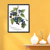 >SALE<Embroidery Eco-cotton Thread 14CT Printed Fruit Cross Stitch Kit Artwork 22x32cm