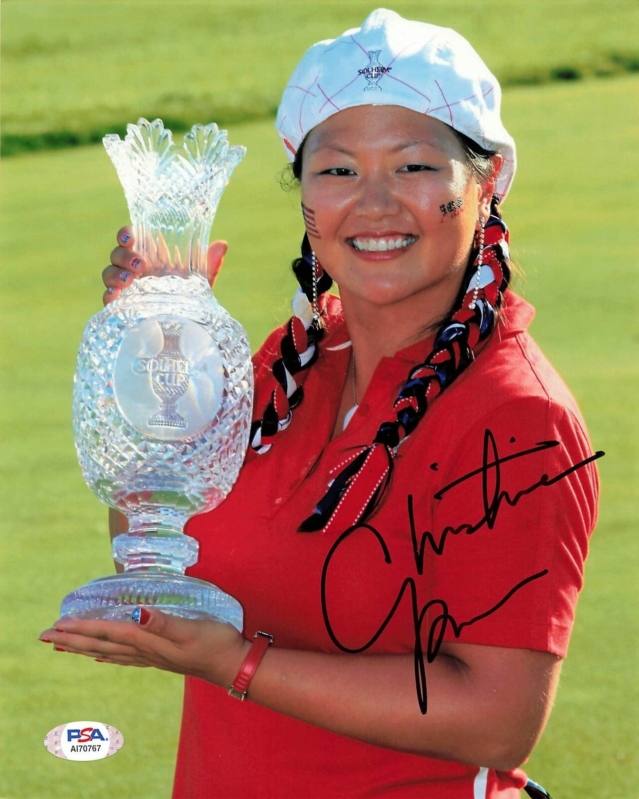 Christina Kim signed 8x10 Photo Poster painting PSA/DNA Autographed Golf