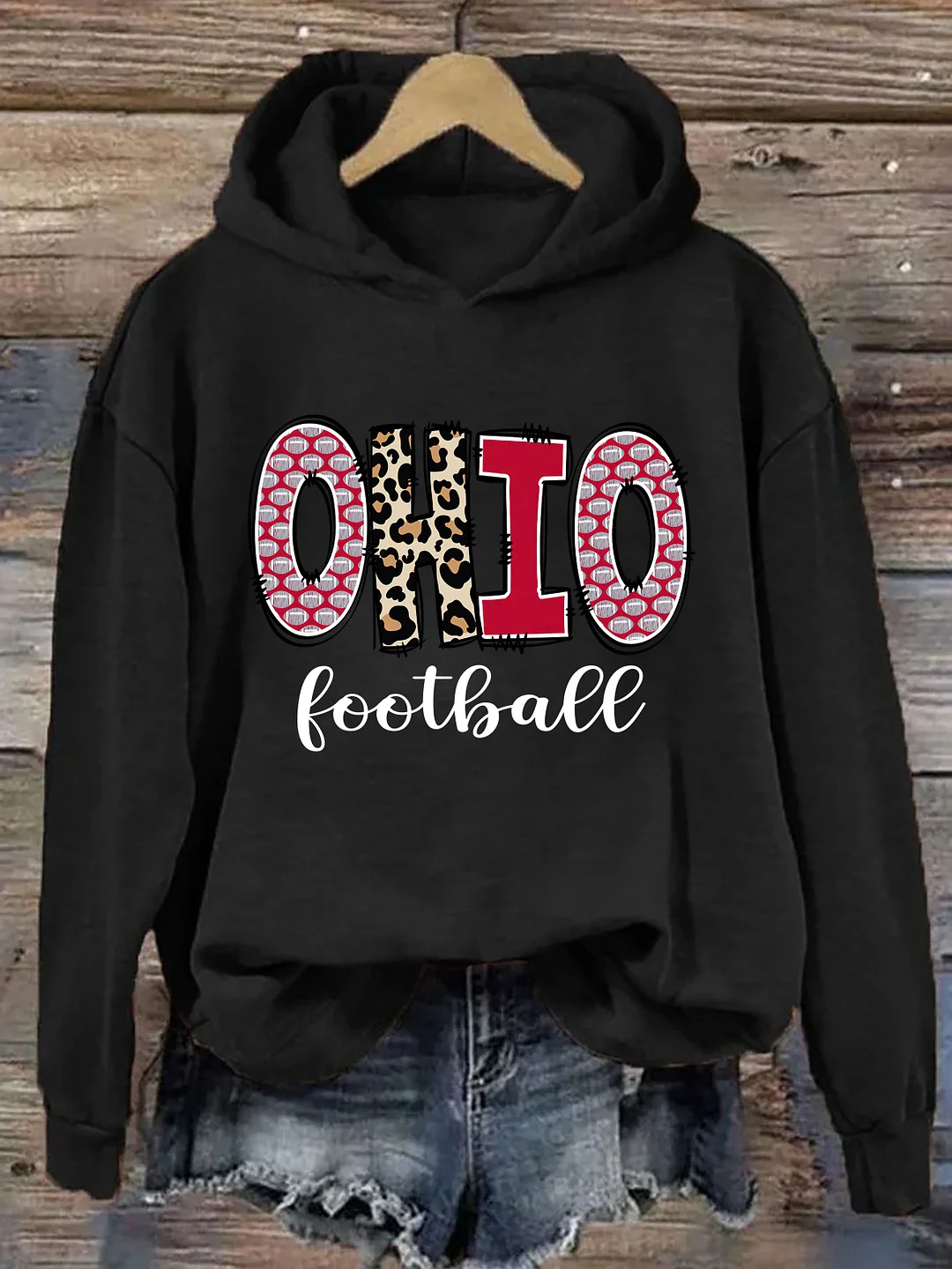 Ohio Leopard Football Hoodie