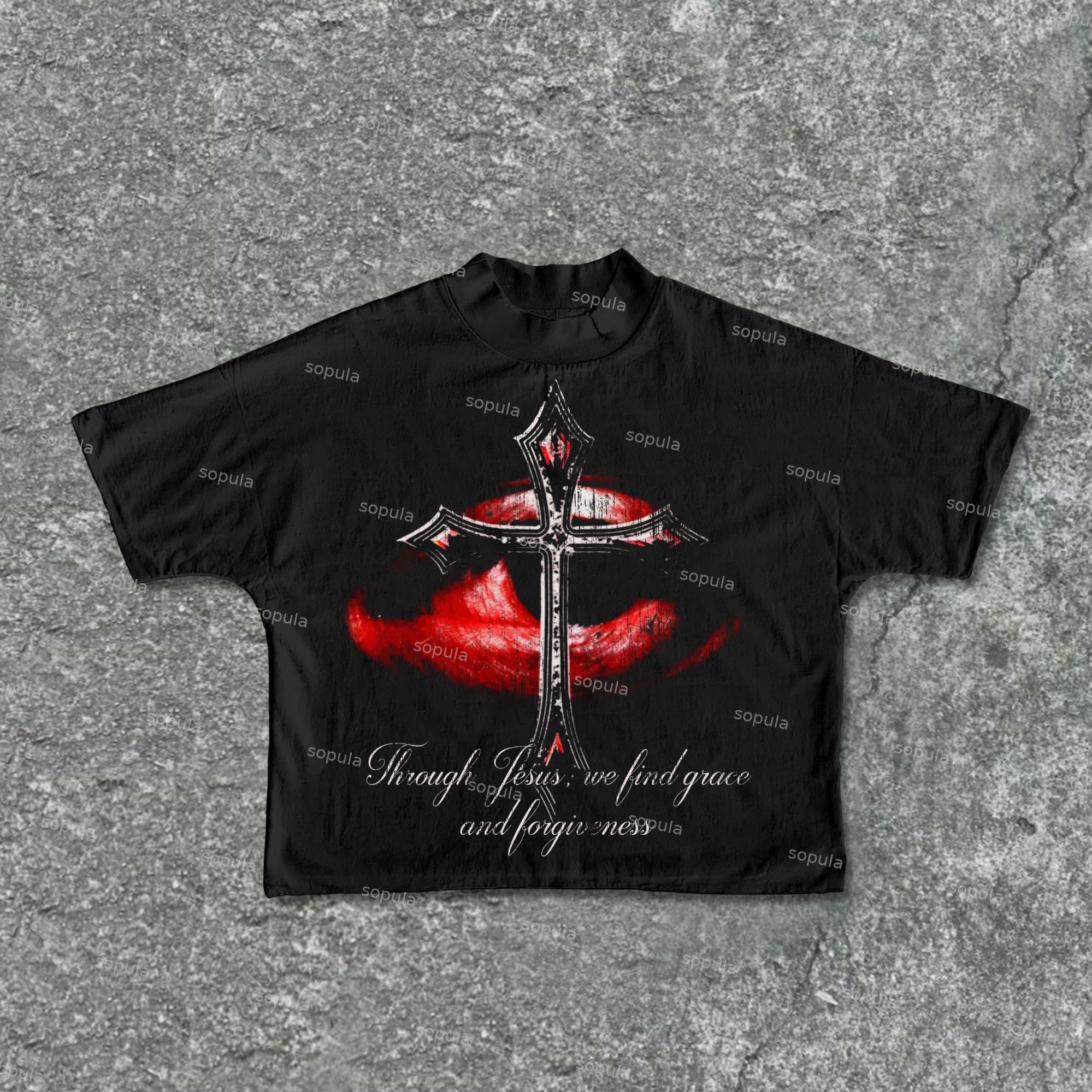 Sopula God's Eye Of Insight Vintage Street Old Graphics Cropped T-Shirts - Sopula｜Premium Graphic Tees & Graphic Clothing