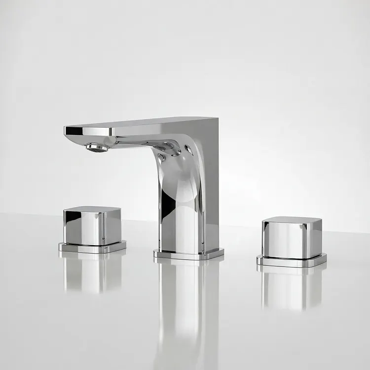EVERSTEIN 8-Inch Widespread Bathroom Sink Faucet in Polished Chrome