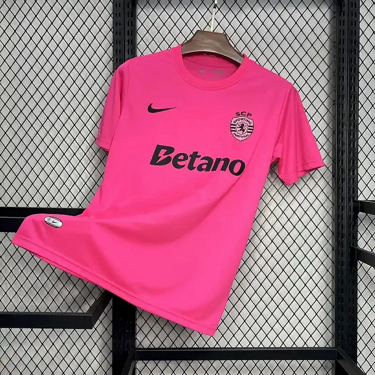 24-25 Sporting Lisbon Pink Special Edition Football Jersey