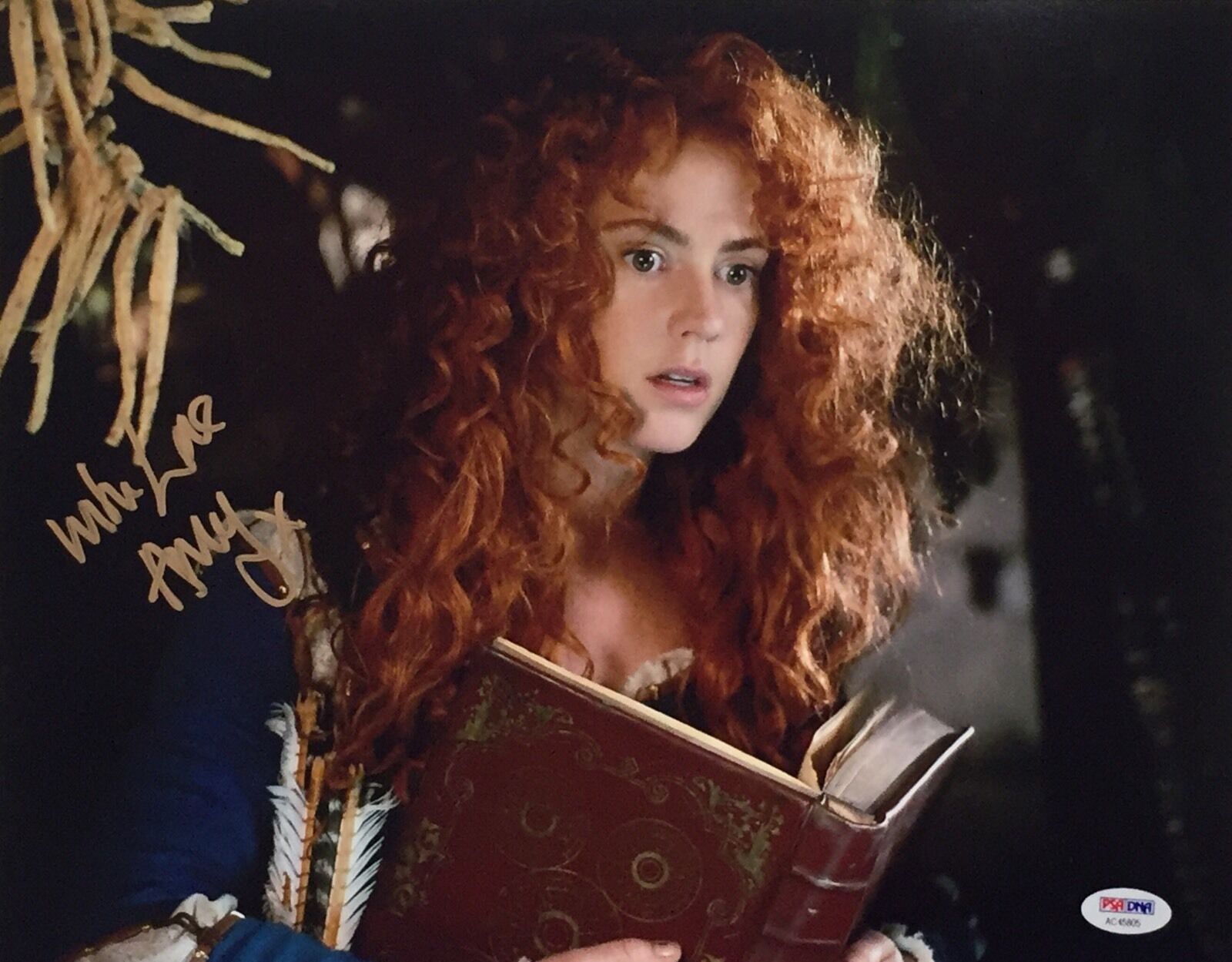 Amy Manson Signed Autographed Once Upon A Time 11x14 Photo Poster painting PSA AC45805