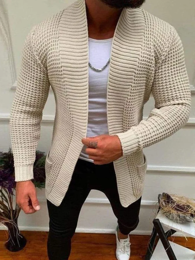 Men's Cardigan Sweater Knitted Coat