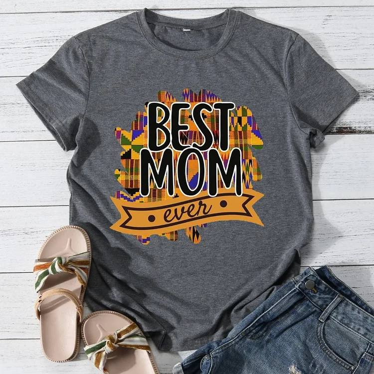 best mama Round Neck T-shirt-Annaletters