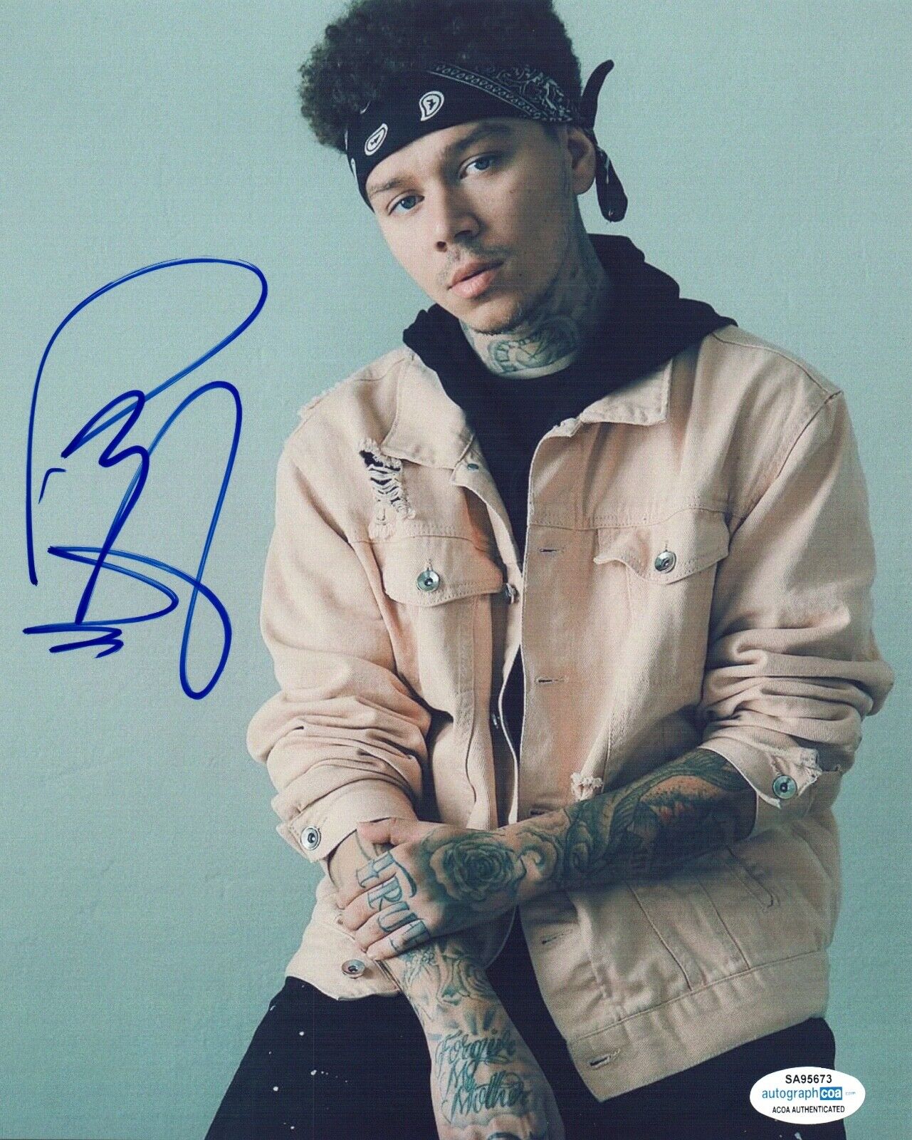 Phora Signed Autographed 8x10 Photo Poster painting Hip Hop Rapper ACOA COA