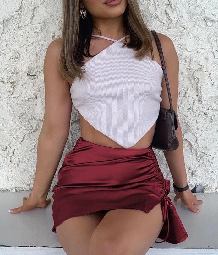 New Women S-3L Swimsuit Bottom Summer Swim Short Skirt Casual Tankini Mini Skirt Swimwear Bikini Bottoms Solid Color Short Skirts