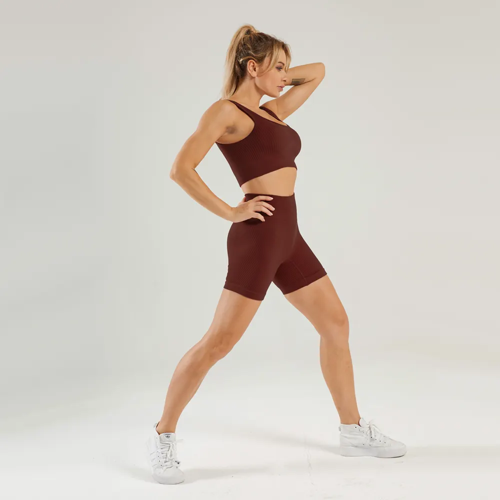 Hergymclothing workout leggings and sports bra set