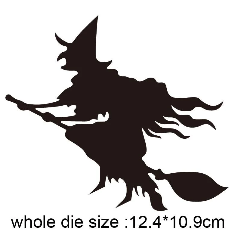 Metal Cutting Dies Halloween Magic Witch 2021 New Craft Dies Stencils Dies For DIY Scrapbooking Paper photo Cards Embossing Dies