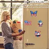 4pcs America 250th Anniversary DIY Diamond Painting Refrigerator Magnet Kit Diamond Art Refrigerator Magnet Rhinestones Refrigerator Magnetic Sticker for Adult Beginners DIY Home Office Decor