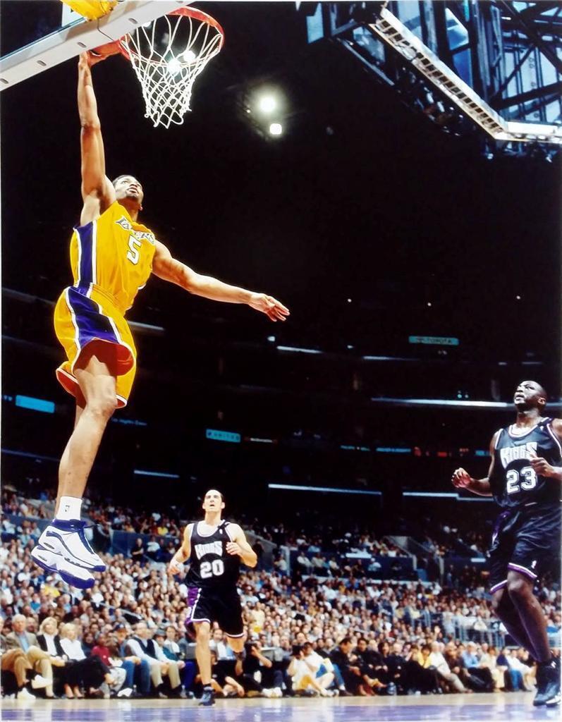 Robert Horry Photo Poster paintinggraph 11x14 Matte Photo Poster painting Los Angeles Lakers 1