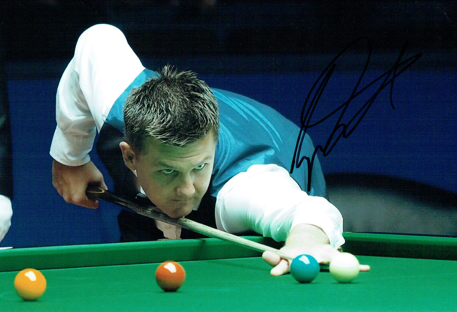 Ryan DAY AUTOGRAPH 12x8 Signed Photo Poster painting AFTAL COA SNOOKER 2016 Sheffield Crucible