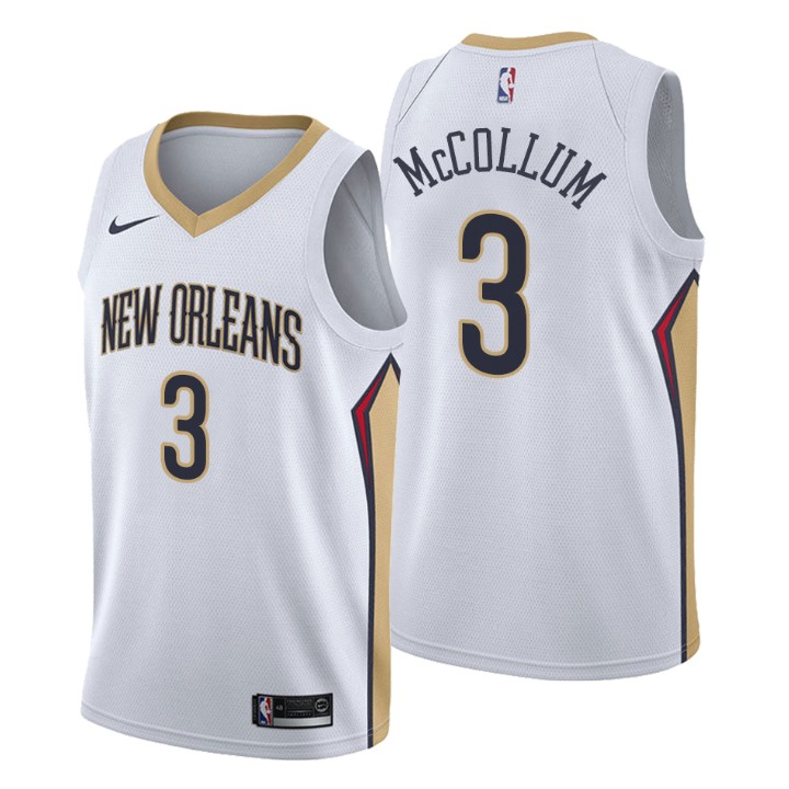 NBA CJ McCollum New Orleans Pelicans 3 Jersey