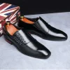Men's High-quality Temperament Low-top Leather Shoes -Dress Shoes