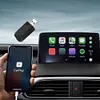 2 in 1 Wireless CarPlay Android Auto Adapter Plug & Play for Factory Wired Cars