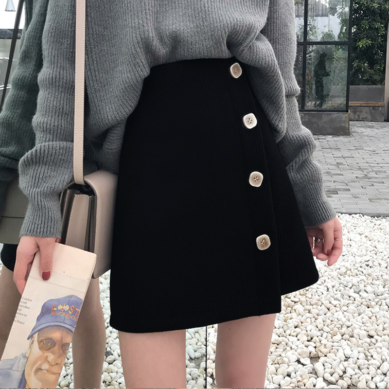Short Half Female A-line Dress Loose Korean Student High Waist Skirt clothes 2023 faldas y2k woman skirt