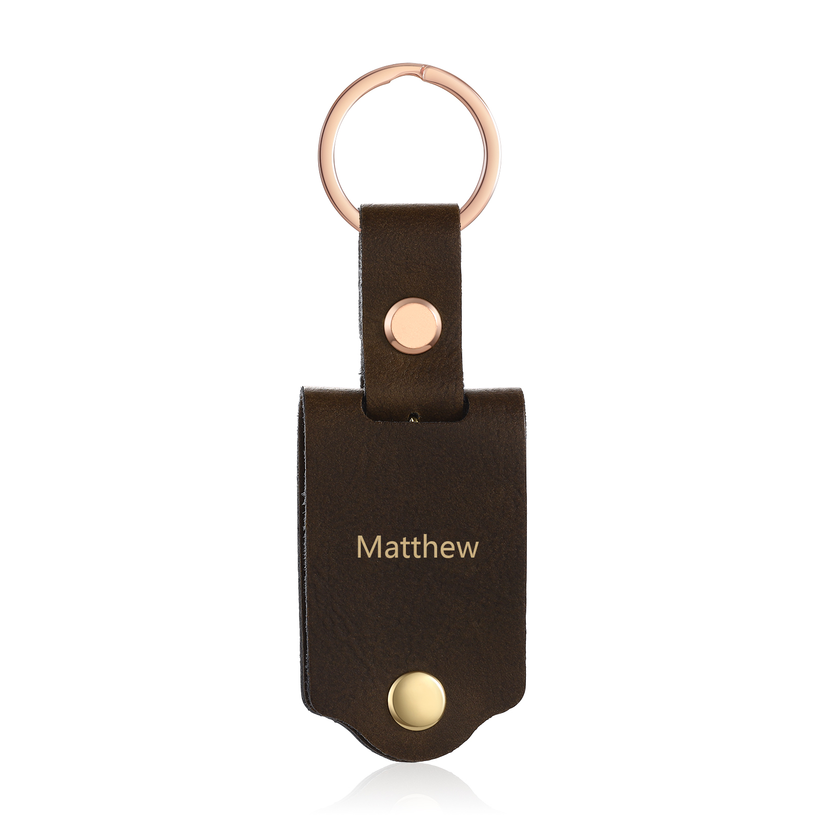 Personalised Photo & Name Pet Keychain Custom Leather Dog Cat Keychain Gifts for Him/Her-Jessemade AU