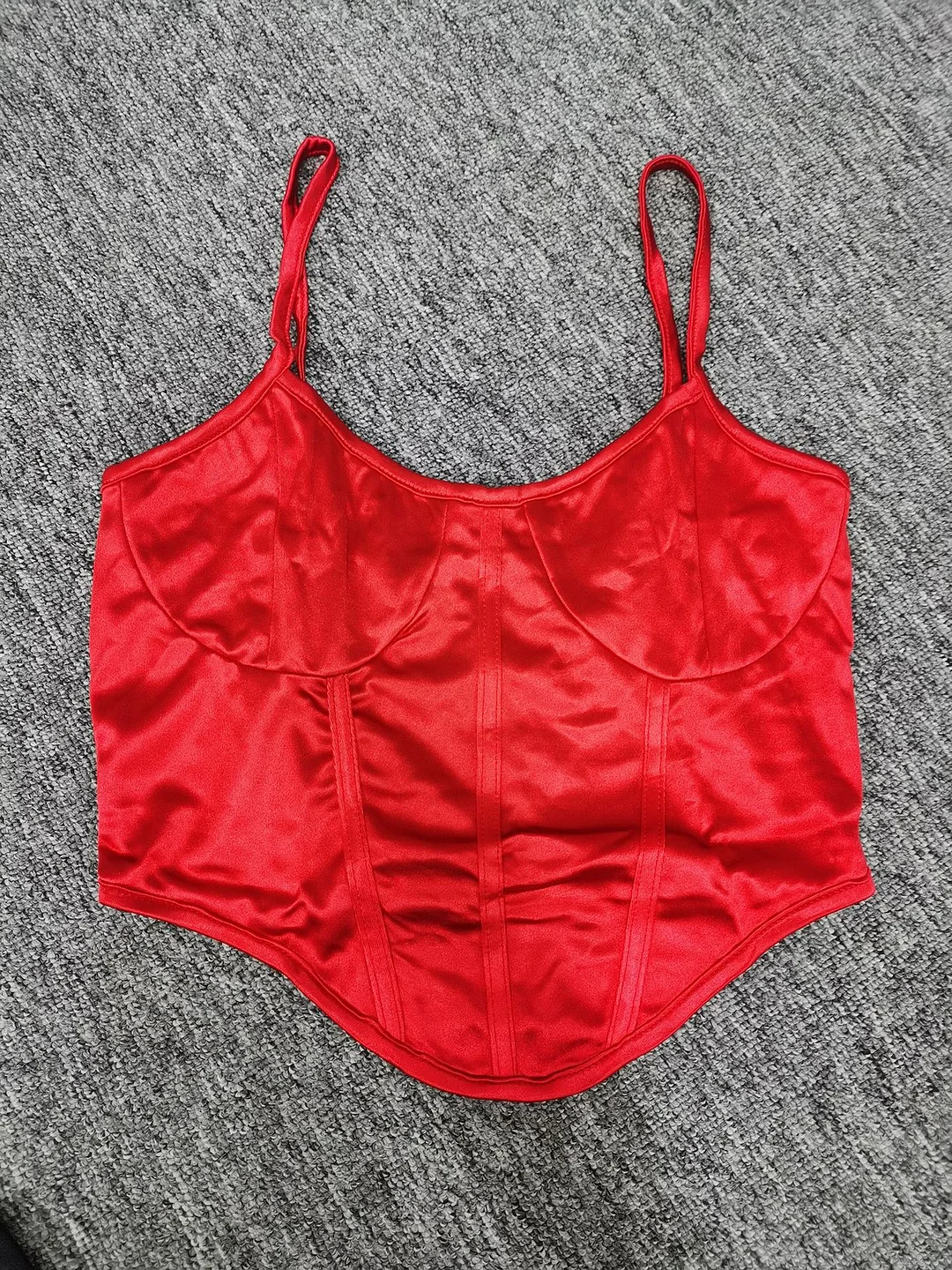 Uveng Uveng Satin Show Chest Bundle Waist Sexy Sling Show Back Vest Female Summer Small Top Female