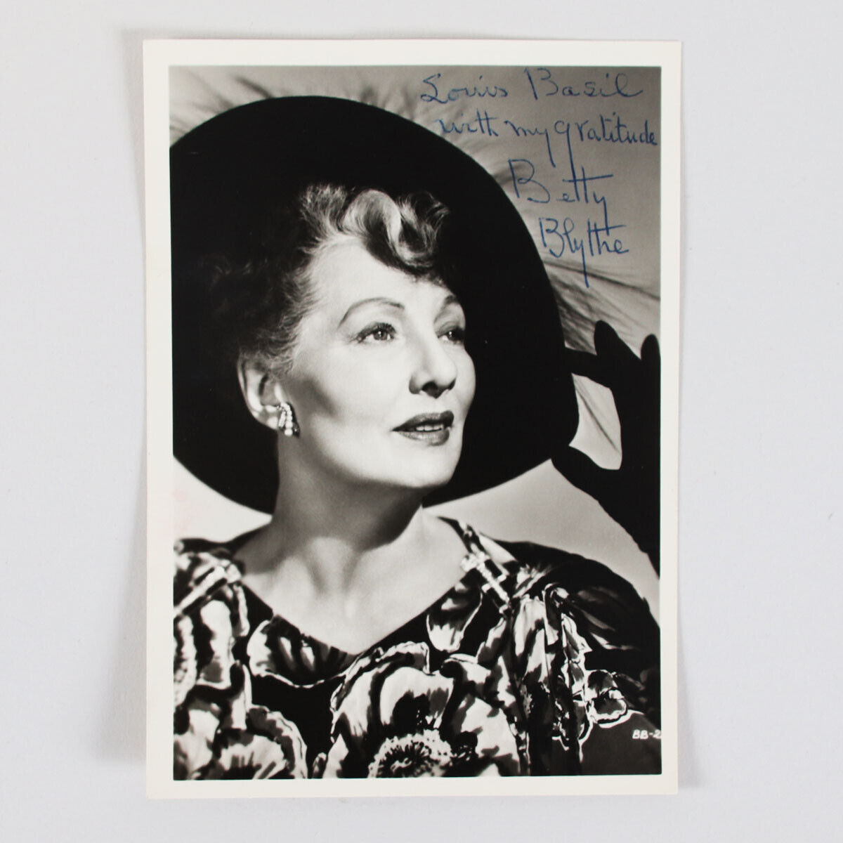 Betty Blythe Signed Photo Poster painting 5x7 - COA JSA