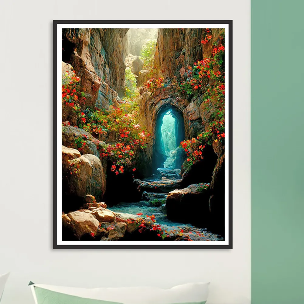 Full Round Diamond Painting 40*50cm - Cave